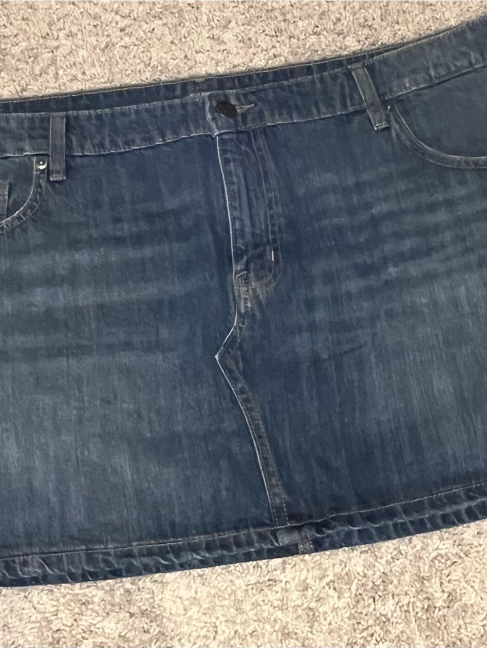 wild fable women’s  Straight Dark Blue Denim skirt